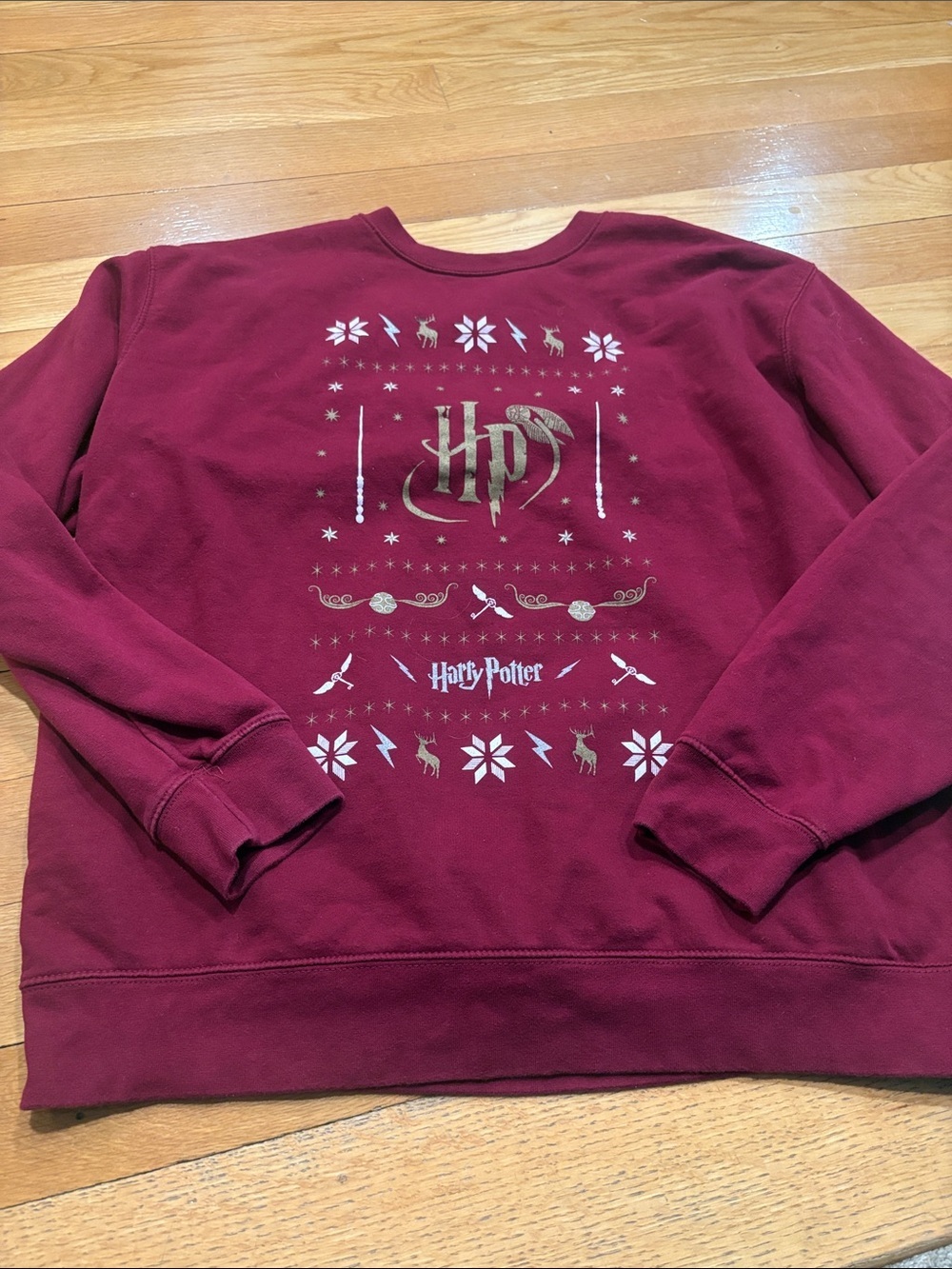 Warner Bros. Burgundy Harry Potter Shop Pullover